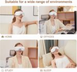 Eye Massager with Heat, Heated Eye Mask with Bluetooth Music, Massages Eye Muscles, Eye Care Gift with 5 Massage Modes and 180° Folding Design, Gifts for Friend, Mom and Dad - Image 2