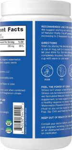 Natural Vitality Calm, Magnesium Supplement, Anti-Stress Drink Mix Powder, Gluten Free, Vegan, & Non-GMO, Watermelon, 16 oz - Image 13
