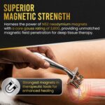 MagnetRX® Magnetic Therapy Massage Fork – Multi–Functional Magnetotherapy Pen for Emotion Code Magnets, Meridian Massage Tool & Body Healing Magnets – Magnetoterapia Fisioterapia Portatil Aparatos - Image 2