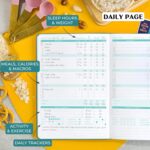 Legend Wellness Planner & Food Journal – Daily Diet & Health Journal with Weight Loss, Measurement & Exercise Trackers – Lifestyle & Nutrition Diary – Lasts 6 Months, A5 Size – Dark Teal - Image 3