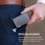 Hayvenhurst Wallet For Men - Reinvented Design Men's Wallet - Slim, Minimalistic & Seamless, Blocks RFID Scanners with a Money Clip (Carbon Fiber) - Image 6