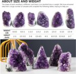 Amethyst Cluster Crystal Quartz Amethyst Rock Raw Stone Purple Crystals Amethyst Geode Healing Crystals 0-0.5LB - Image 4
