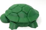 Munnygrubbbers - Mini Desktop Turtle Sand Box - 6 x 6 in - Stress Relief - Includes Soft Moldable Play Sand and Mini Tool Accessories - Novelty Gift - Desktop Decor - Zen Garden - (Green) - Image 5