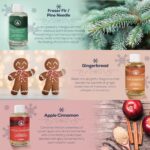 Aroma Country Winter Scent Gift Set – Essential Oils for Diffusers, Reed Diffusers & Oil Warmers | Apple Cinnamon, Fraser Fir, & Gingerbread Scents | Perfect for Home Fragrance - Image 3