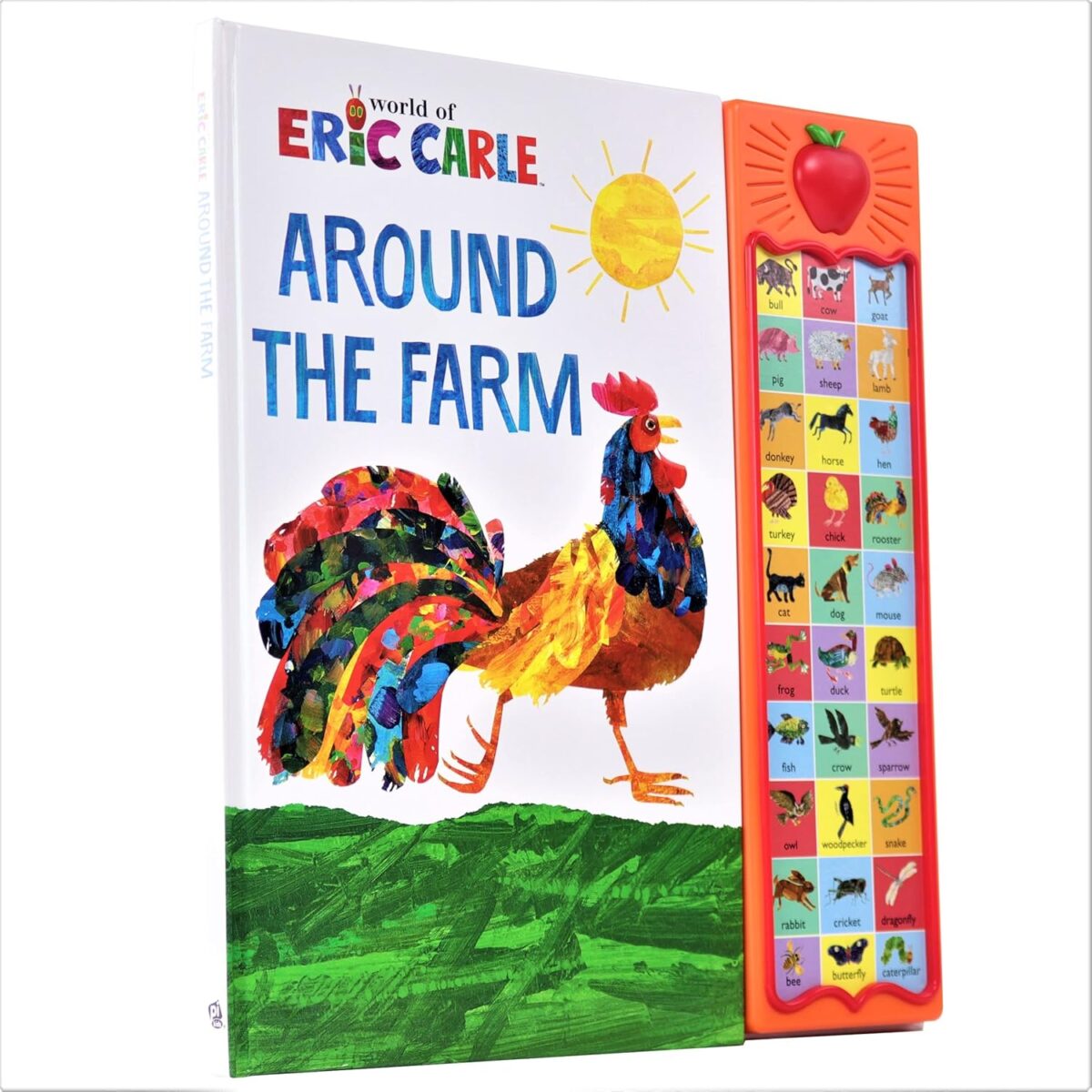 World of Eric Carle, Around the Farm 30-Button Animal Sound Book - Great for First Words - PI Kids - Image 5