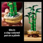 LEGO Botanicals Lucky Bamboo Building Set - Artificial Plant for Indoor Home Décor, Adults Ages 18+ - Fake Plant Decoration for Table, Desk, Office - Unique Gift for Her & Him - 10344 - Image 5