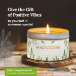 Magnificent 101 Long Lasting Pure White Sage Candle - 6 Oz - 35 Hour Burn Time | Organic, All Natural, Soy Candle to Cleanse Your Home & Calm, Soothe, Use with Sage Smudge Kit - Image 6