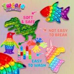 120 Pcs Fidget Toys Pack, Pop Sensory Party Favors Set Gifts for Kids Adults Boy Girl Stocking Stuffers Autistic Bulk Goodie Bag Filler Treasure Box Classroom Prizes School - Image 9