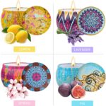 Scented Candles Gift Set, 4 Pack Aromatherapy Candles, Stress Relief Gifts for Women, Up to 120H Burning, Candles for Home Scented, Ideal for Birthday, Diwali, Christmas Gifts - Image 2