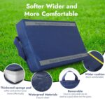 Foldable Garden Kneeler and Seat, Patented Thicker Wider Softer Kneeling Pad with Magnetic Stripe, 350lbs Heavy Duty Durable Garden Stool with Tool Bag, Gardening Gift for Women and Men - Image 4