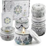 6 Pack Scented Candles Gift Set, Aromatherapy Candles for Home Scented, 200H Long Lasting Soy Wax Candle Gifts for Women, Ideal for Birthday, Mother's Day, Valentine, Christmas