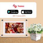 Frameo 5 Inch WiFi Digital Picture Frame - Acrylic Digital Video Frame, 32GB Memory, 1280x800 IPS LCD Touch Screen Electronic Photo Frame, Instant Wireless Share Photos from Anywhere - Image 3