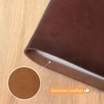Photo Album 4x6 200 Photos, Genuine Leather Photo Albums with Writing Space with 30 Writing Paper, Travel Family Wedding Kids Graduation Ultrasound Baby Picture Album Scrapbook Photo Album (Simple)1 - Image 5