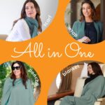 Happyluxe Shawl Wraps for Women, UPF 50+,Travel Essentials, 68 x 35 Inches, Made in the USA - Image 2