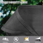 Cool Area Sun Shade Sail 12x16FT Rectangle Shade Canopy Outdoor Sunshade for Patio Backyard Garden, Dark Grey - Image 2