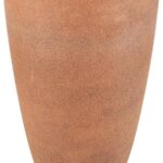 Algreen 43729 Acerra Weather Protected Recycled Composite Vase Planter Pot, Indoor or Outdoor use, Tall Lightweight 7 pounds, Rust