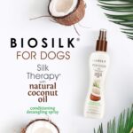 BioSilk Silk Therapy Conditioning Detangling Spray for Dogs with Natural Coconut Oil - Dog Matted Hair Detangler Conditioner for Dogs, Dematting Grooming Supplies, 7 Fl Oz - Image 3