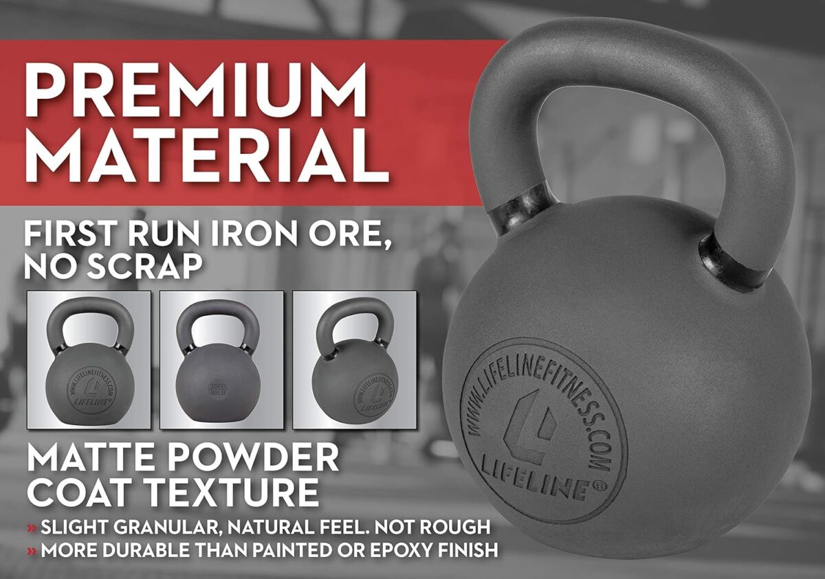 Lifeline Kettlebell Weight for Whole-Body Strength Training with Kettlebells - Image 3