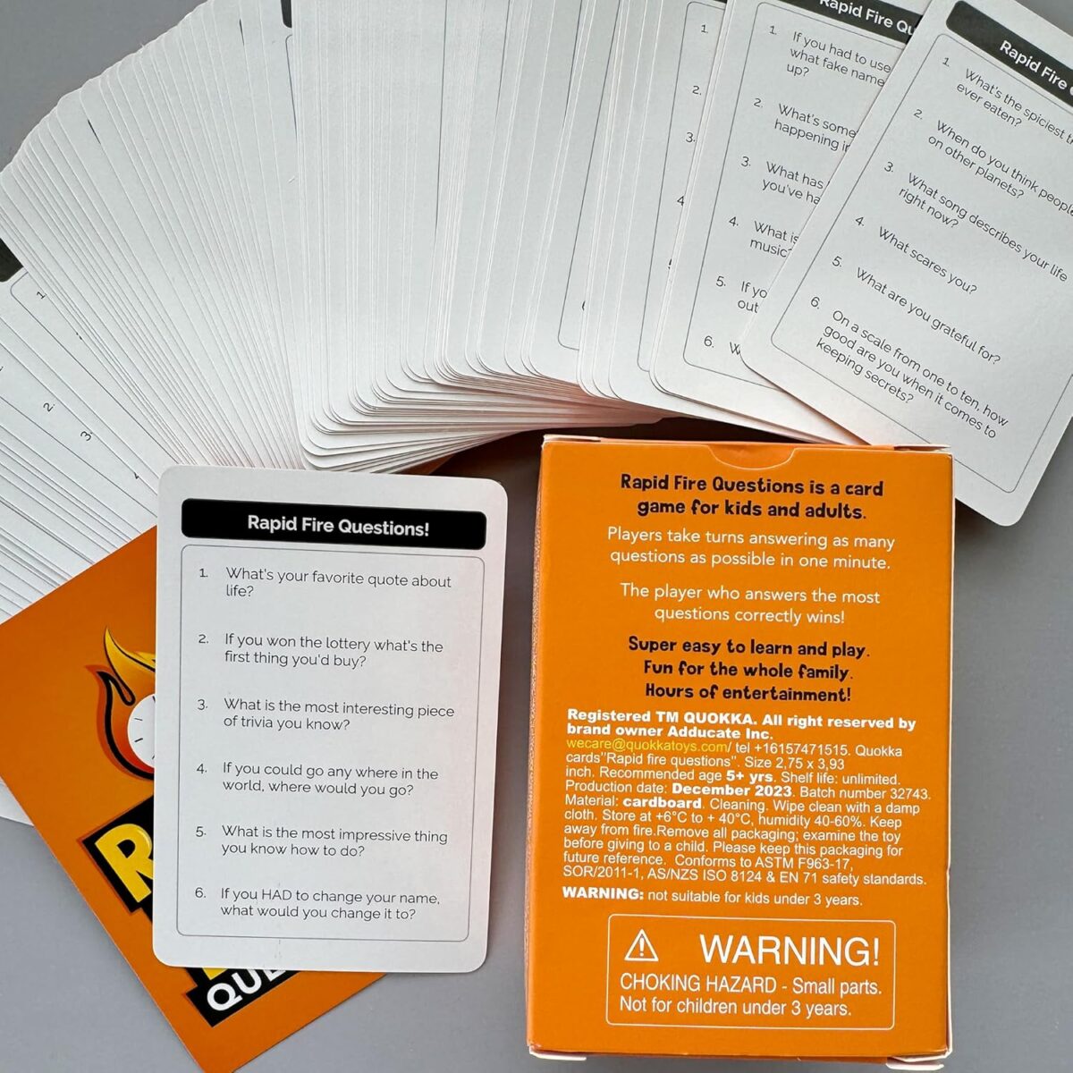 QUOKKA Icebreaker Cards with 500+ Questions - Adults Kids Family Conversation Cards Game - Break The Ice Family Game for Kids 8-12 - Perfect for Family or Adults Game Night I Travel Version - Image 8