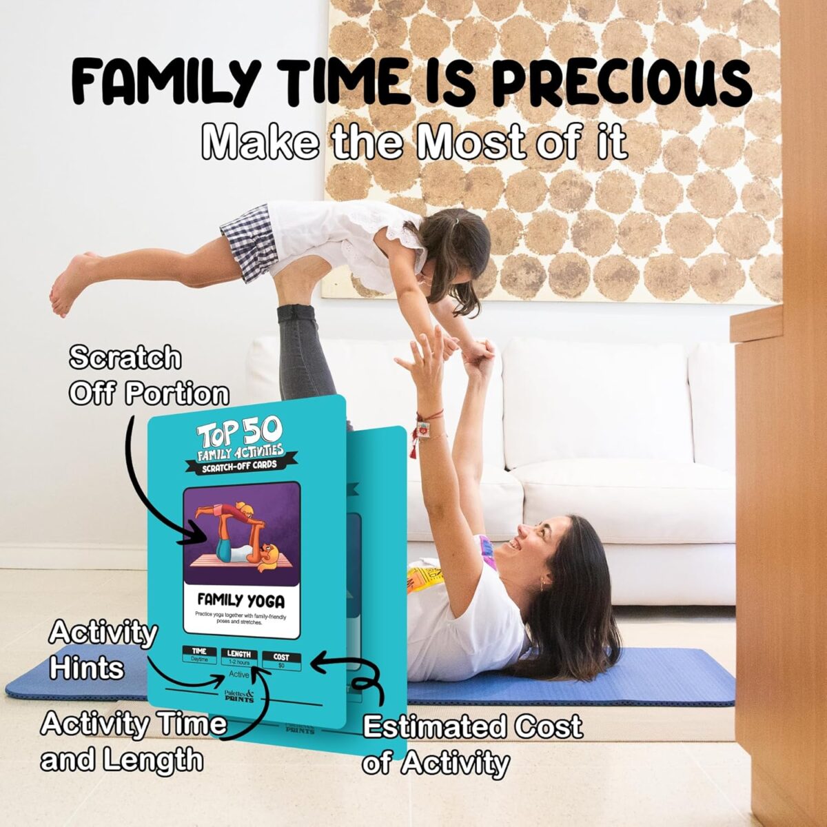 Top 50 Family Activities - 50 Fun Scratch Off Family Adventures and Family Games for Deep Bonding - Fun for Kids and Adults - Gifts for Family - Perfect for Family Fun Time & Family Night - Image 4
