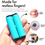 ONO Roller - Handheld Fidget Toy for Adults | Help Relieve Stress, Anxiety, Tension | Promotes Focus, Clarity | Compact, Portable Design (Junior Size/ABS Plastic, Teal) - Image 6