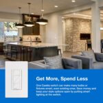 Lutron Caseta Original Smart Dimmer Switch Kit, 2 Dimmer Switches, 2 Wall Plates, 2 Remotes, 2 Pedestals, and Smart Hub, Works with Alexa, Apple Home, Google Home, 3Way, 150W, No Neutral, P-BDG-PKG2W - Image 2