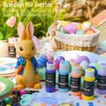 Shuttle Art Acrylic Paint, 50 Colors Acrylic Paint Set, 2oz/60ml Bottles, Rich Pigments, Water Proof, Premium Acrylic Paints for Artists, Beginners and Kids on Canvas Rocks Wood Ceramic Fabric - Image 2