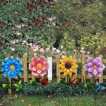 Solar Garden Stakes Lights for Outdoor Decor, 4 Pack Waterproof Metal Art Stick Flowers, Light for Outside Garden Patio Pathway Yard Backyard Porch Lawn - Image 9