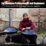 Handpan Drum, 22-Inch 10-Notes 440Hz D Minor Kurd, Handpan Instrument, Soft Bag, 2 Mallets, Stand and Dust-Free Cloth (Black) - Image 5