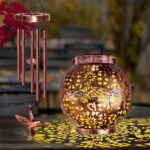 Wind Chimes for Outside 38" Hummingbird Solar Wind Chimes Outdoor Gifts for Mom Hanging Solar Lantern, Garden Decor for Patio Yard, Christmas Windchimes Outdoors Gifts for Women Grandma - Image 4