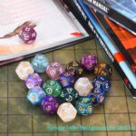 6 Sets Astrology Dice, Signs Planets Numbers 12-Sided Dice Divination Tool - Image 6
