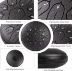 Steel Tongue Drum 11 Note 6 Inches D-Key Tank Drum Handpan Drum Percussion Instrument for Meditation Entertainment Musical Education Concert Mind Healing Yoga - Image 3