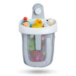Munchkin® Super Scoop™ Hanging Bath Toy Storage with Quick Drying Mesh, Grey - Image 7