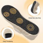 Comfy House Slippers for Women Men Wide Diabetic Sock Slippers Soft Slip On Slippers Cozy Barefoot House Shoes - Image 5