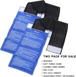 Gel Ice Cold Packs - (2-Piece Set) Soft Reusable Cold/Hot Compress, Provides Alleviate Joint and Muscle Pain. Flexible Therapy from Injuries - Shoulder, Back, Knee, Neck, Ankle & More. - Image 6