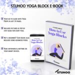 Yoga Blocks 2 pack and Yoga Strap Includes Descriptive E-book for Beginners Sturdy Yoga Brick & Lightweight Eva Foam Block Support Deepen Poses, Provides Strength & Stability for Pilates Practice - Image 4
