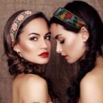 EBOOT 4 Pieces Boho Headband for Women Embroidery Wide Hair Band Bohemia Floral Knotted Wide Headbands Vintage Ethnic Style Girls Accessories(Classic Pattern) - Image 7