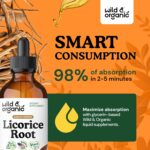 Wild & Organic Licorice Root Tincture - Digestive, Lung & Skin Support - Licorice Root Extract Liquid Drops - Vegan, Sugar & Alcohol-Free Supplement - 4 fl oz - Image 4