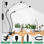 Grow Light 6500K Full Spectrum Plant Grow Lamp with Clip - 84 LED Plant Light for Indoor Plants - Image 2
