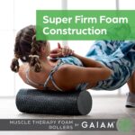 Gaiam Restore Foam Roller for Muscle Massage - Deep Tissue Muscle Massager for Sore Muscles & Stimulation - Total Body Pain Relief, Back, Neck, Foot, Calf, Leg, Arm (18 Inch and 36 Inch) - Image 5