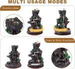 SPACEKEEPER Incense Burner, Backflow Incense Holder 2 Sides Waterfall Incense Burnier with 120 Backflow Incense Cones, 30 Incense Sticks, Aromatcherapy Ornamen for Home - Image 2