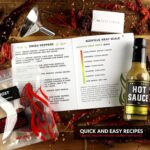 Unique Gift for Men, Deluxe Hot Sauce Making Kit, 3 Varieties of Chili Peppers, Gourmet Spice Blend, 3 Bottles, 16 Fun Labels, Make your own sauce, Nice Gift For Dad, Brother, Uncle, Guys. (Deluxe Kit) - Image 2