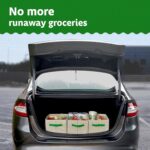Green Bulldog Reusable Grocery Bags - Heavy Duty Reusable Shopping Tote Bags W/Long Handles, Foldable & Collapsible, Holds Up to 65 lbs - for Kitchen, Picnic 3 Pack - Image 7