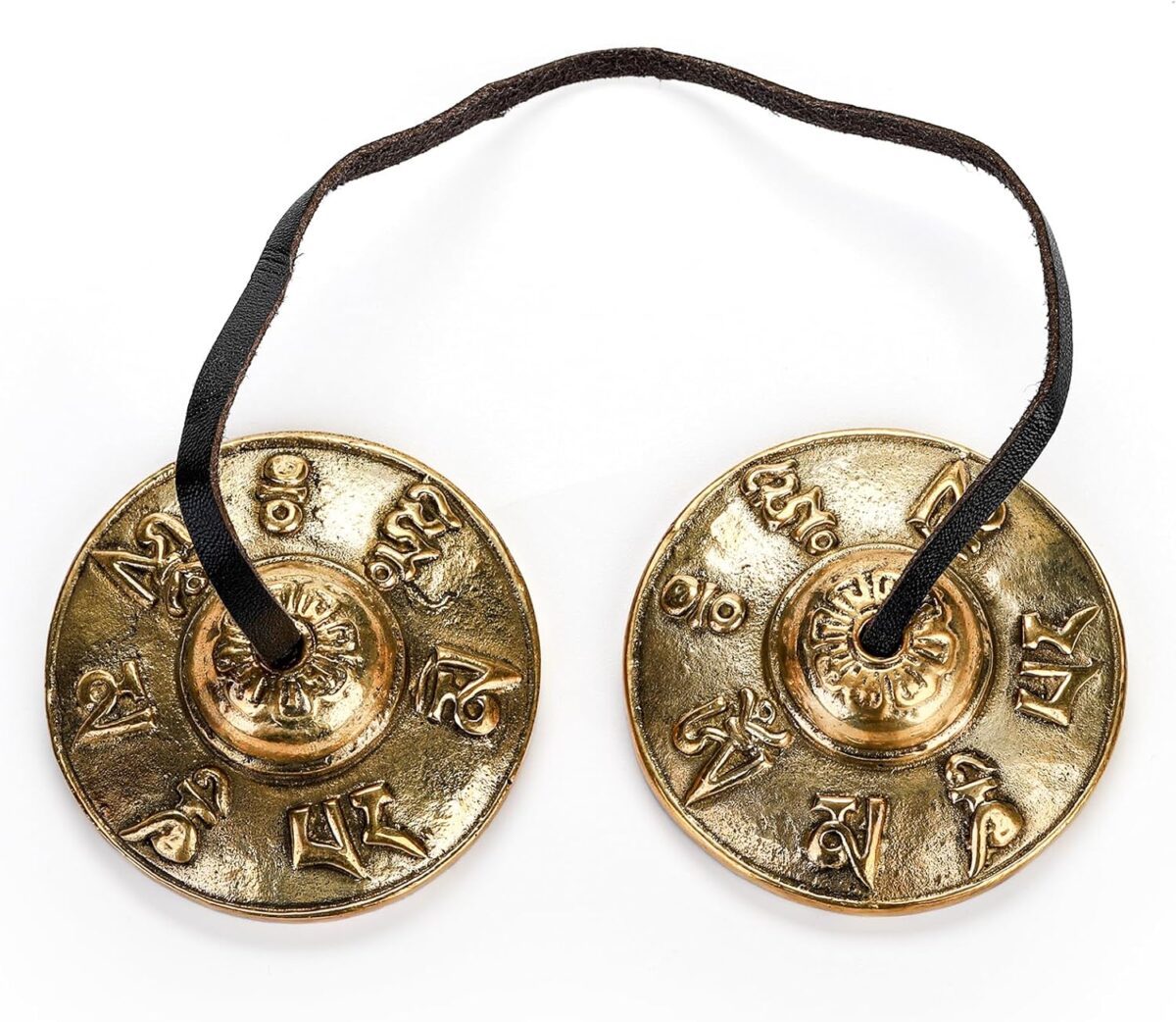 Foraineam Tingsha Cymbals Meditation Chime Bells, 2.5 Inch Brass Tibetan Tingsha Bells Relaxation Musical Instruments for Mindfulness, Chakra Healing, Stress Relief, Sound Awakening, Yoga Meditation - Image 6