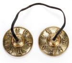Foraineam Tingsha Cymbals Meditation Chime Bells, 2.5 Inch Brass Tibetan Tingsha Bells Relaxation Musical Instruments for Mindfulness, Chakra Healing, Stress Relief, Sound Awakening, Yoga Meditation - Image 6