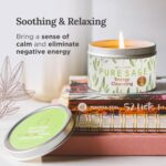 Magnificent 101 Long Lasting Pure White Sage Candle - 6 Oz - 35 Hour Burn Time | Organic, All Natural, Soy Candle to Cleanse Your Home & Calm, Soothe, Use with Sage Smudge Kit - Image 4