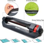 Eden 96213 Lawn & Garden Essential Oscillating Sprinkler | Water Sprinkler for Yard,Covers up to 3,600 sq. ft., Heavy Weight Base - Image 3