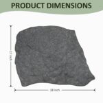 3 Pack Rubber Stepping Stones Outdoor Garden Rubber Pavers Pathway Walkway Paving Stones - Image 2