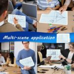 10 Pack Double-Sided XY Axis Graph Math Whiteboard Durable Dry Erase Board for Math Practicing in Classroom Math Manipulatives Grid Whiteboard for Students School Supplies - Image 3