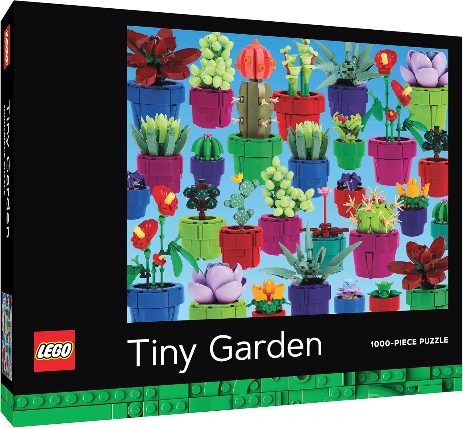 817lUgYOUtL._AC_SL1500_.jpg Lego® Tiny Garden 1000-Piece Jigsaw Puzzle | Inspired by Lego® Botanical Sets | Piece Together 30 Tiny Plants and Flowers! | for All Lego® Fans (Amazon Exclusive) - Image 1